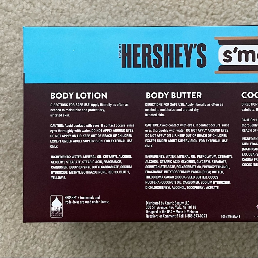 Hershey’s S’mores 3-Pack Body Trio (Sugar Scrub, Body Butter, Body Lotion) - Picture 12 of 16
